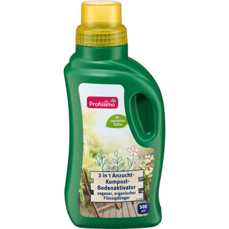 Profissimo Vloeibare meststof 3in1 bodemactivator voor compostcultuur, 500 ml