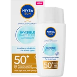 Nivea SUN Invisible fluid face cream with SPF50+, 40 ml