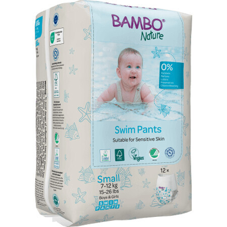 Bambo Nature Swim diapers size S, 7-12 kg, 12 pcs