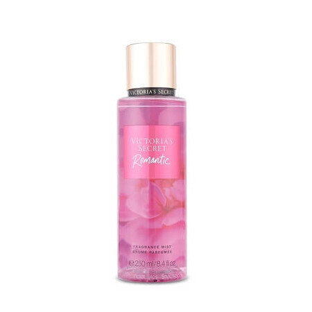 Geparfumeerde bodyspray, Victoria's Secret, Romantic, Roze bloemblaadjes, Sheer Musk, 250 ml