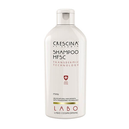 Sampon de barbati Crescina HFSC Transdermic, 200 ml, Labo