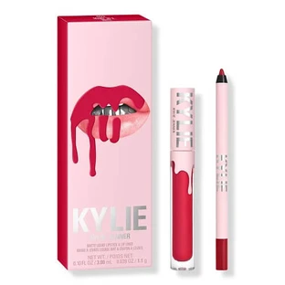 Kylie Lip Lippenstift en Potlood Set, Matte Lip Kit, 402 Mary Jo K