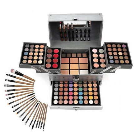 Make-Up Set, SensoPro, Multifunctionele Make-Up Kit, Opbergtasje, 20 Applicatie Borstels