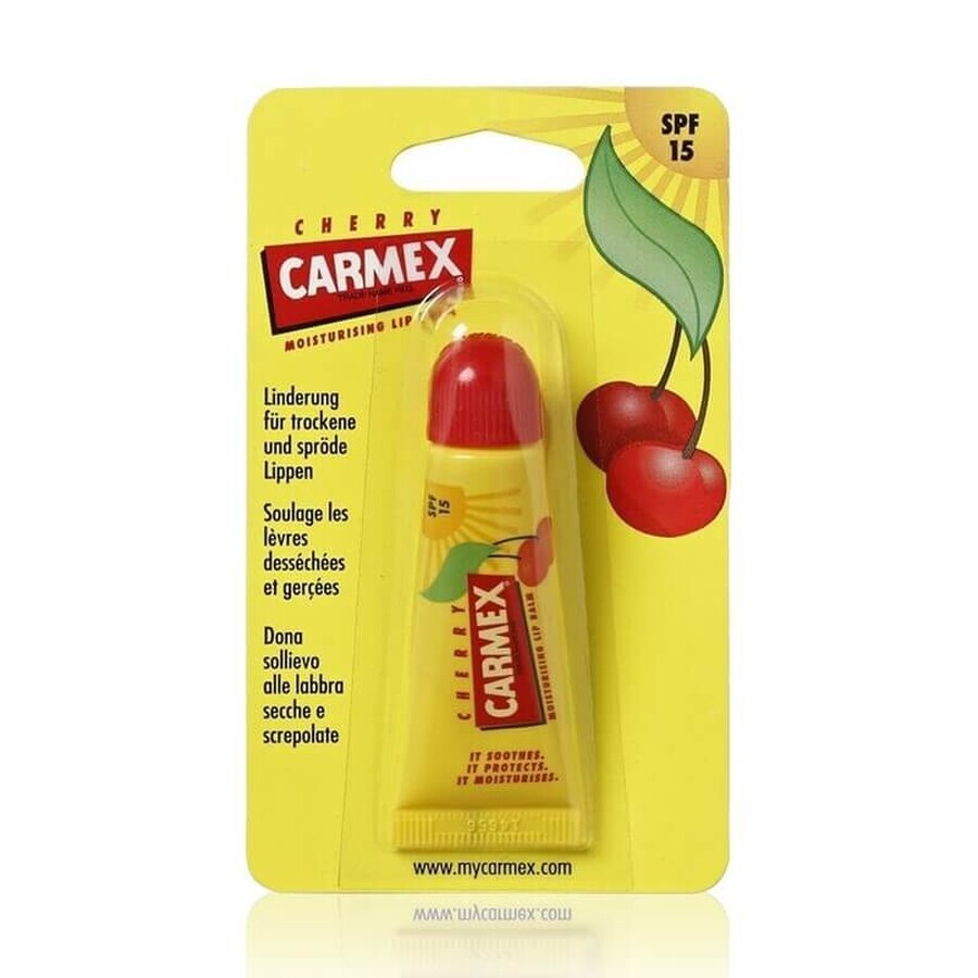 Baume réparateur pour les lèvres sèches et gercées au goût de cerise, 10 g, Carmex