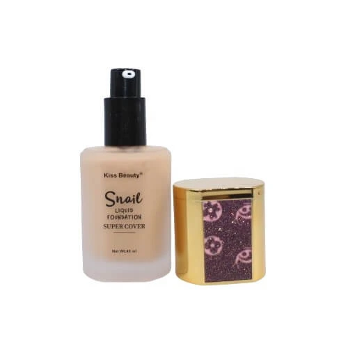 Foundation met slakkenextract en dekking, Kiss Beauty, Slak, Super Cover, 230, 45 ml