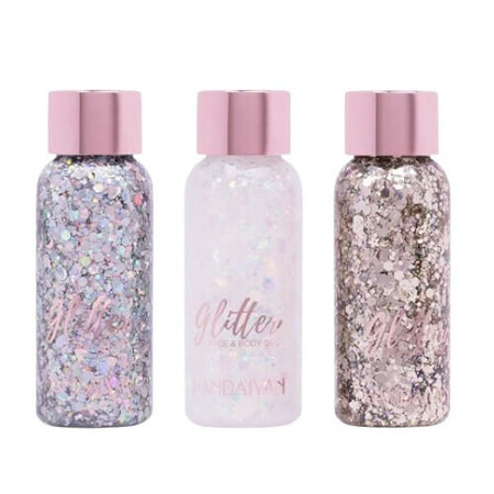 Set 3 Glitter Gel Fata si Corp, Handaiyan