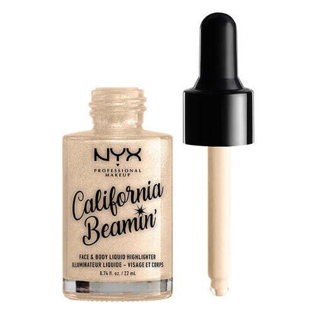 Liquid illuminator, NYX, California Beamin, 03 Pearl Necklace, 22 ml