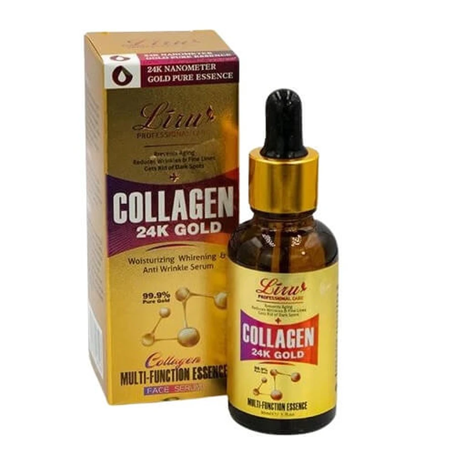 Liru Colágeno Oro 24K Serum Facial Colágeno Oro 24K, 30 ml