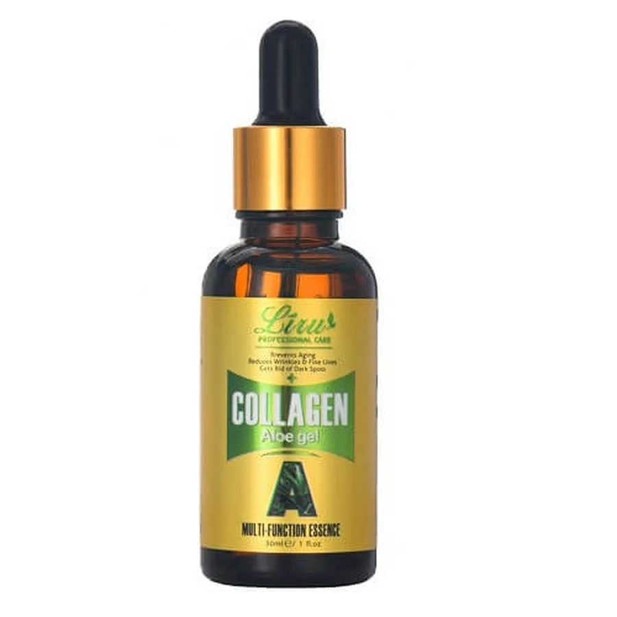 Liru Anti-rimpel gezichtsserum met collageen en aloë vera gel, 30 ml