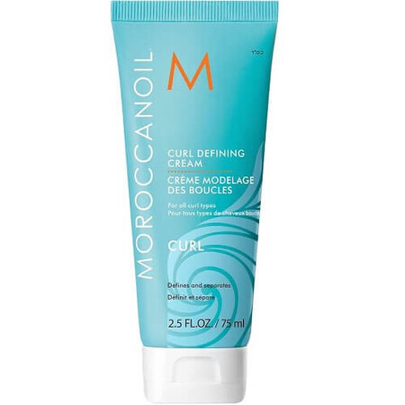 Haarmodelleercrème voor krullen, Moroccanoil, Krul, golvend haar, 75 ml