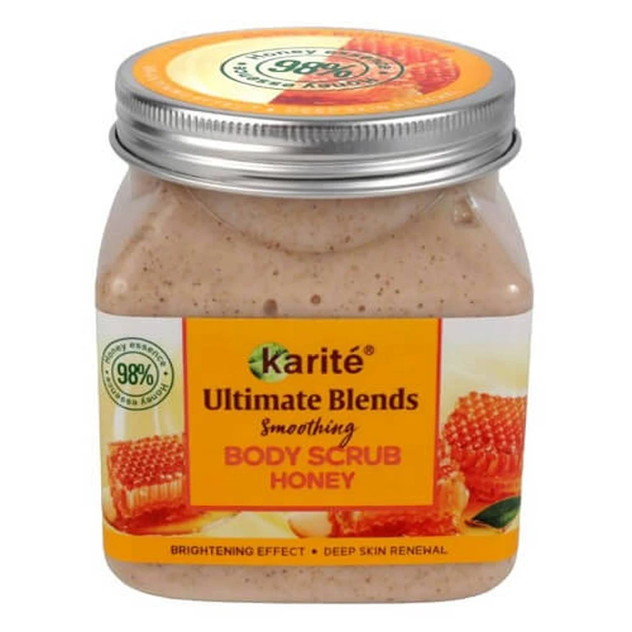 Ultimate Blends Honey Body Scrub con miele, karité, Ultimate Blends Honey, 320 ml