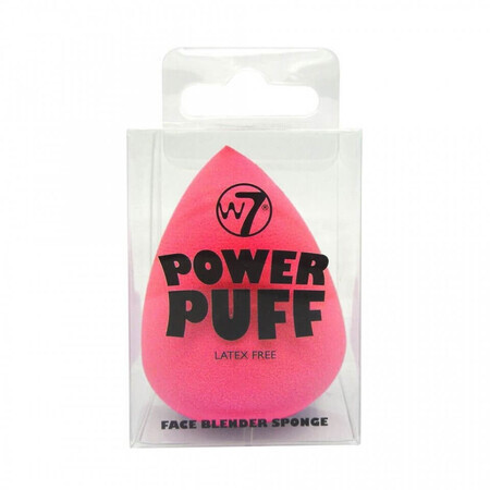 W7 Power Puff Blender Sponge Esponja difuminadora de maquillaje profesional