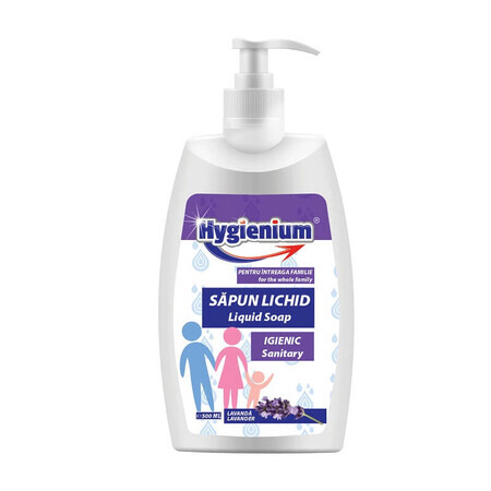 Flüssigseife mit Lavendel Familie, 500 ml, Hygienium