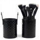 Set van 12 make-up kwasten, zwart opbergdoosje