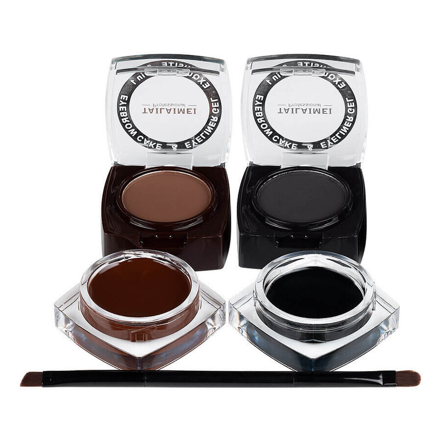 Set tus eyeliner gel + wenkbrauw wenkbrauw &amp; eyeliner gel