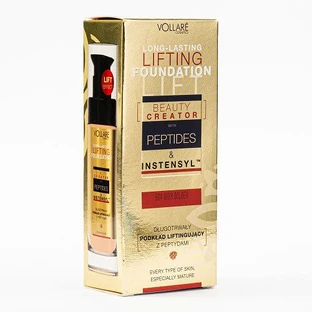 Anti-rimpel Foundation, Vollare Lifting, Peptiden, 604 Warm Goud