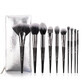 Set van 10 Focallure make-up kwasten, inclusief tasje