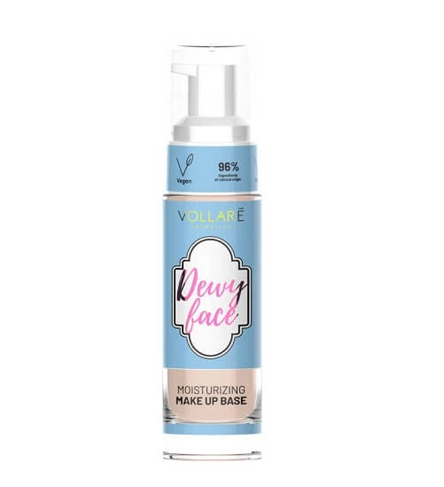 Vollare Dewy Face Make-up Base, Hydraterend, Vegan, 30 ml