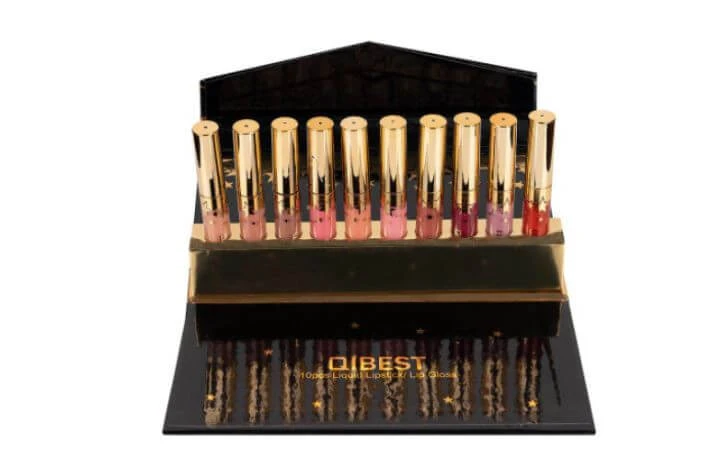 Set van 10 Lipsticks, Qibest, Laat je charme los