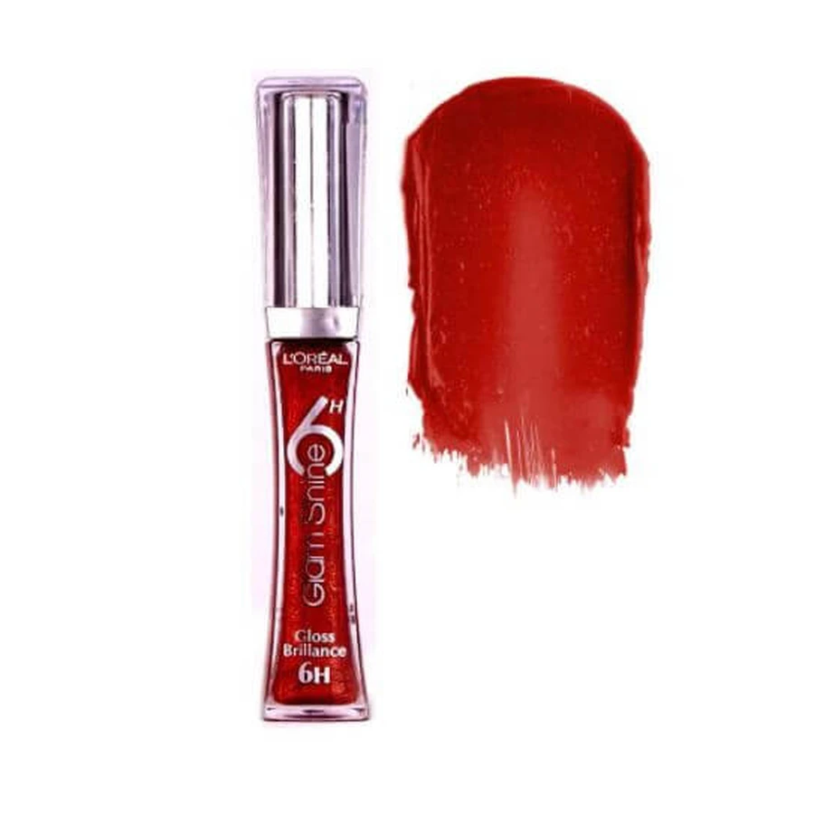 Lip gloss / lip gloss Loreal Glam Shine, Shade 503 Unlimited Red