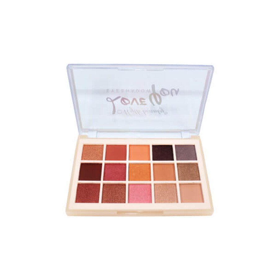 Myth Beauty, Love You, 15 couleurs, Myth Beauty Eye Makeup Palette, 15 couleurs