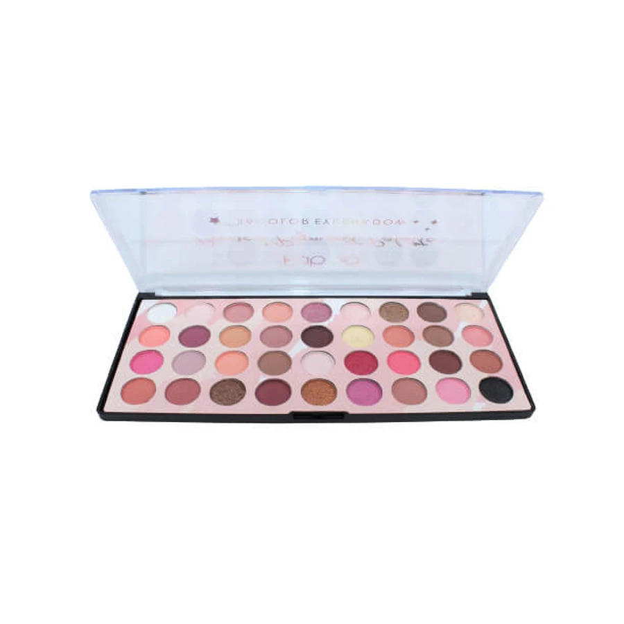 Fabbla Palette d'ombres à paupières, Palette de pigments pressés, 36 couleurs d'ombres à paupières