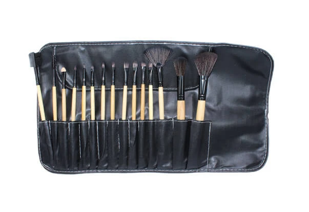 Set van 15 make-up kwasten, Fraulein, Zwart