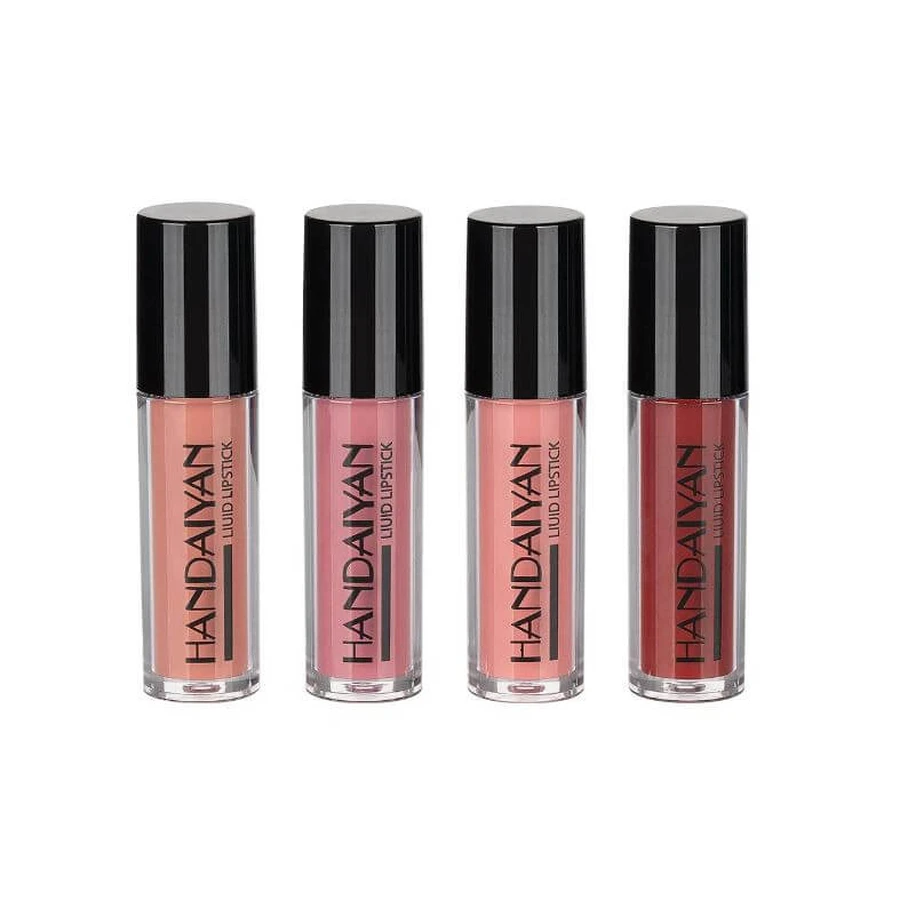 Set de 4 rouges à lèvres, Handaiyan, Liquid LipGloss, 01