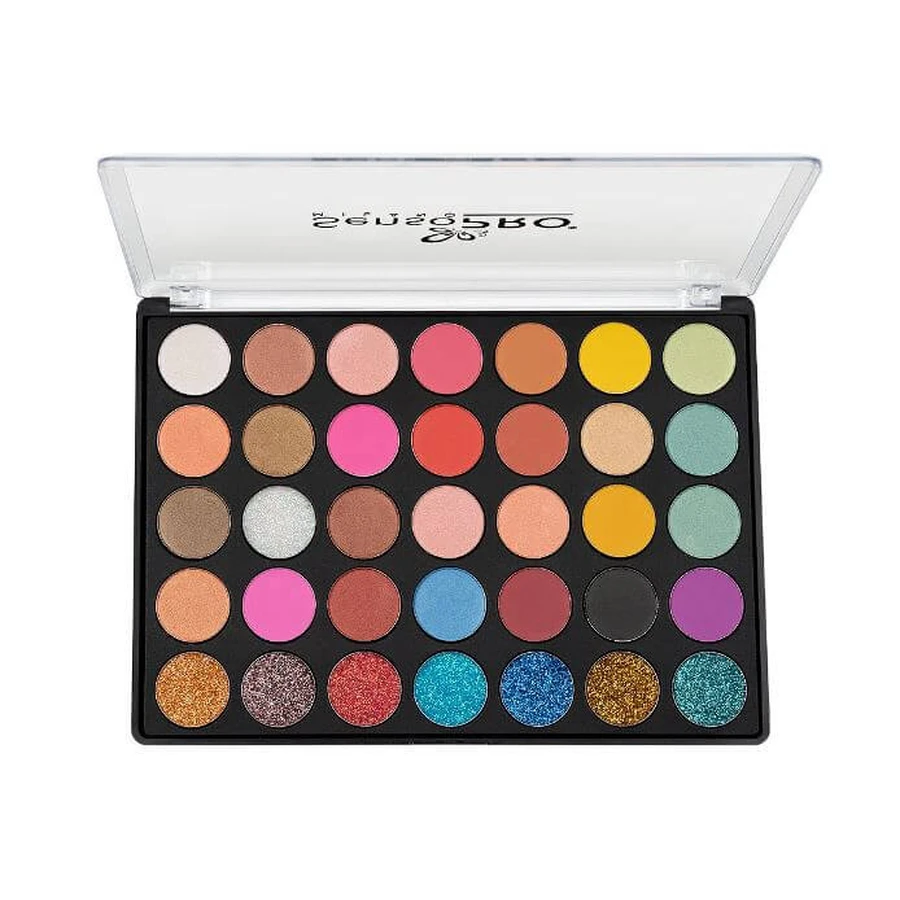Make-up kit, SensoPro, oogschaduwpalette, 35 kleuren, Party Time
