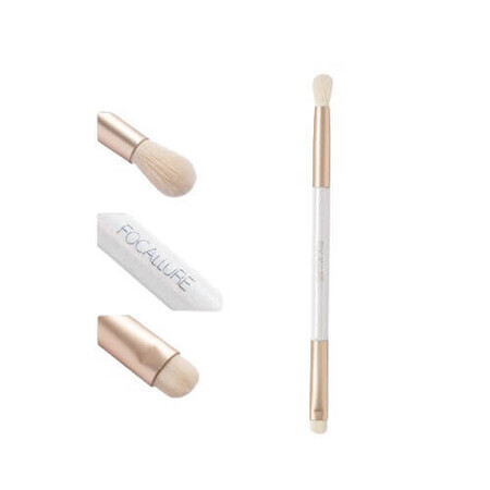 Pincel para sombras de ojos Focallure, blanco doble