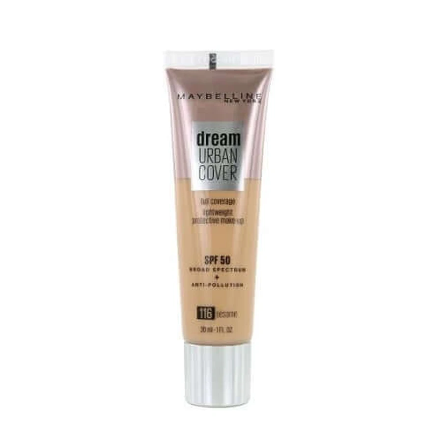 Foundation, Maybelline, Dream Urban Cover SPF50, 116 Sesame, 30 ml