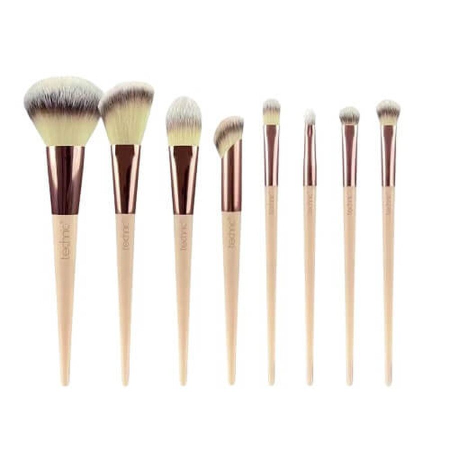 Set of 8 makeup brushes, Technic, Brush Set