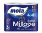 Mola Milove toiletpapier 3 ply, 4 rollen