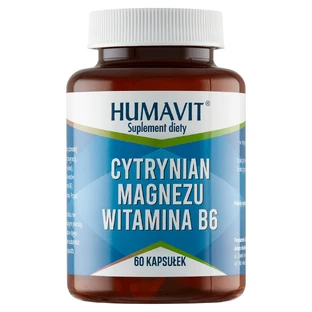 Humavit, Magnesium citrate plus vitamin B6, 60 capsules
