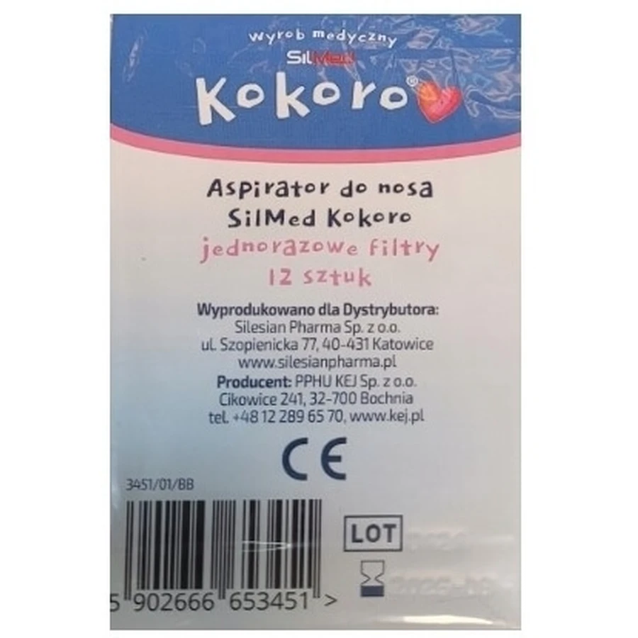 SilMed Kokoro Einweg-Vakuumfilter, 12 Stück