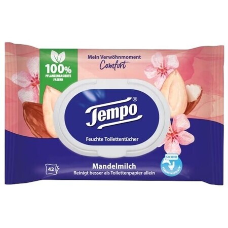 Tempo, nat toiletpapier, 42 stuks