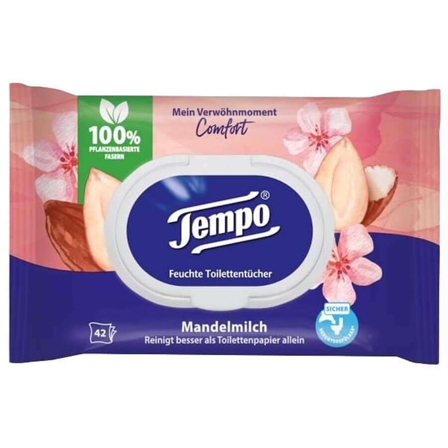 Tempo, nat toiletpapier, 42 stuks