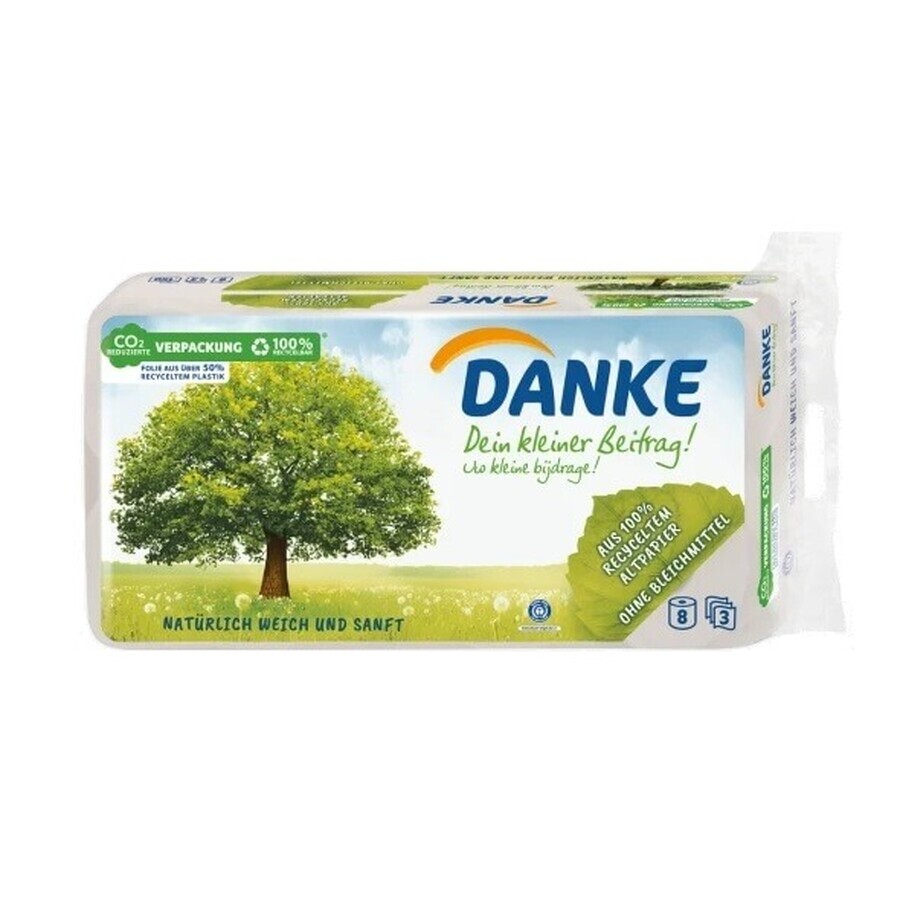 Danke, Toiletpapier, 8 rollen