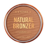 Rimmel Natural Bronzer Bronzer avec Illuminating Glitter Bronzer 002 Sunbronze, 14g