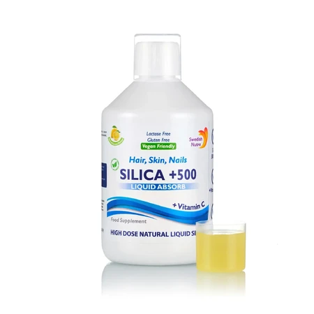 Silicium Liquid 500 Mg + Vitamin C, 500 ml, Swedish Nutra