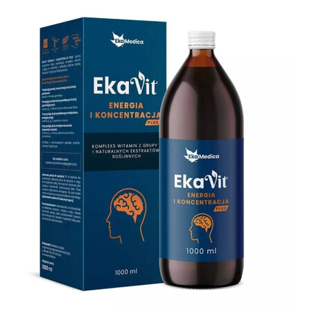 Ekavit Energie en Concentratie Plus, 1000 ml