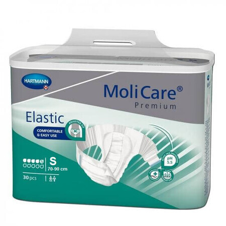 MoliCare Premium Culotte d'incontinence élastique 5 PIC taille S (165181/1), 30 pièces, Hartmann