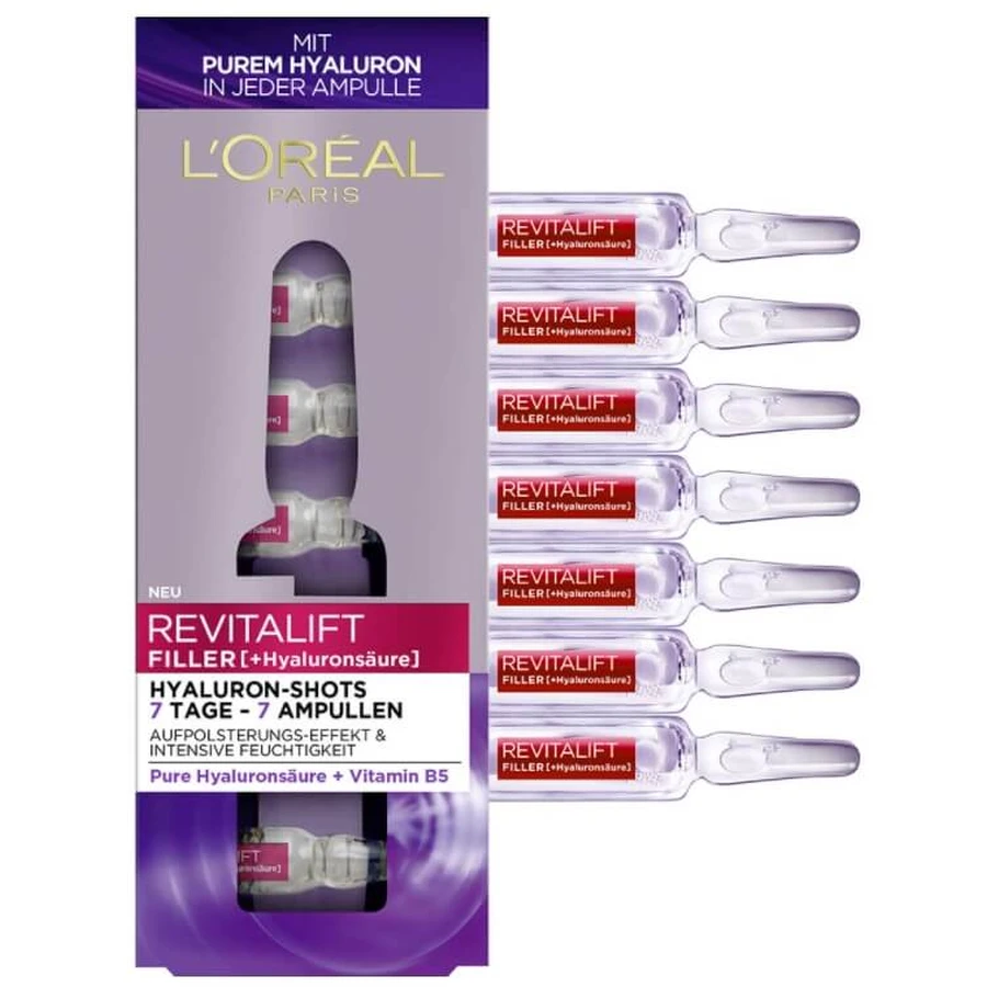 L Oréal, Ácido Hialurónico Ampollas, 1,3 ml