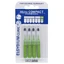 Elgydium Clinic Mono Compact 6 Groene Tandenborstel 2,2mm, 4 stuks.