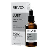 Exfoliating solution with lactic acid + HA, 30 ml, Revox