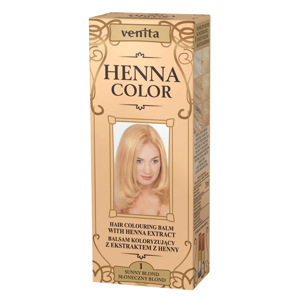 Venita Henna Colour Kruidenkleurlotion met henna-extract 1 Zonnig blond, 75ml