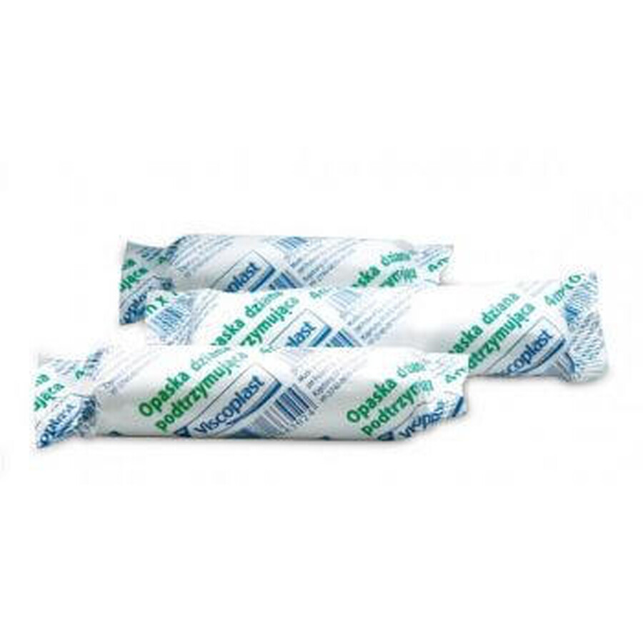 Viscoplast, bandage de soutien tricoté, 15cm x 4m, 1 pc - Longue durée !