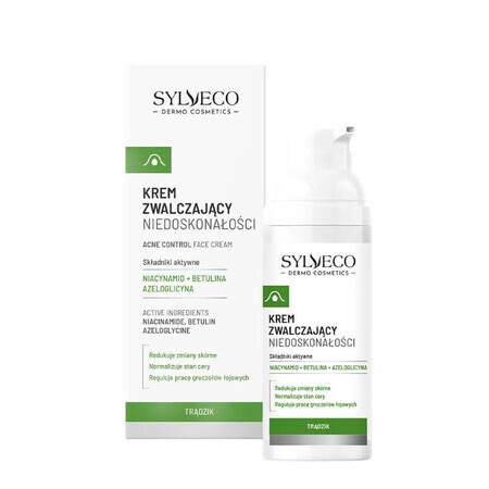 Sylveco Dermo Acne Crème Onzuiverheden Bestrijders, 50 ml