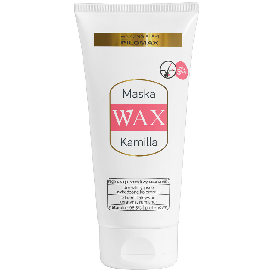 Gladmakend en hydraterend masker voor licht gekleurd haar Kamilla Wax, 200ml