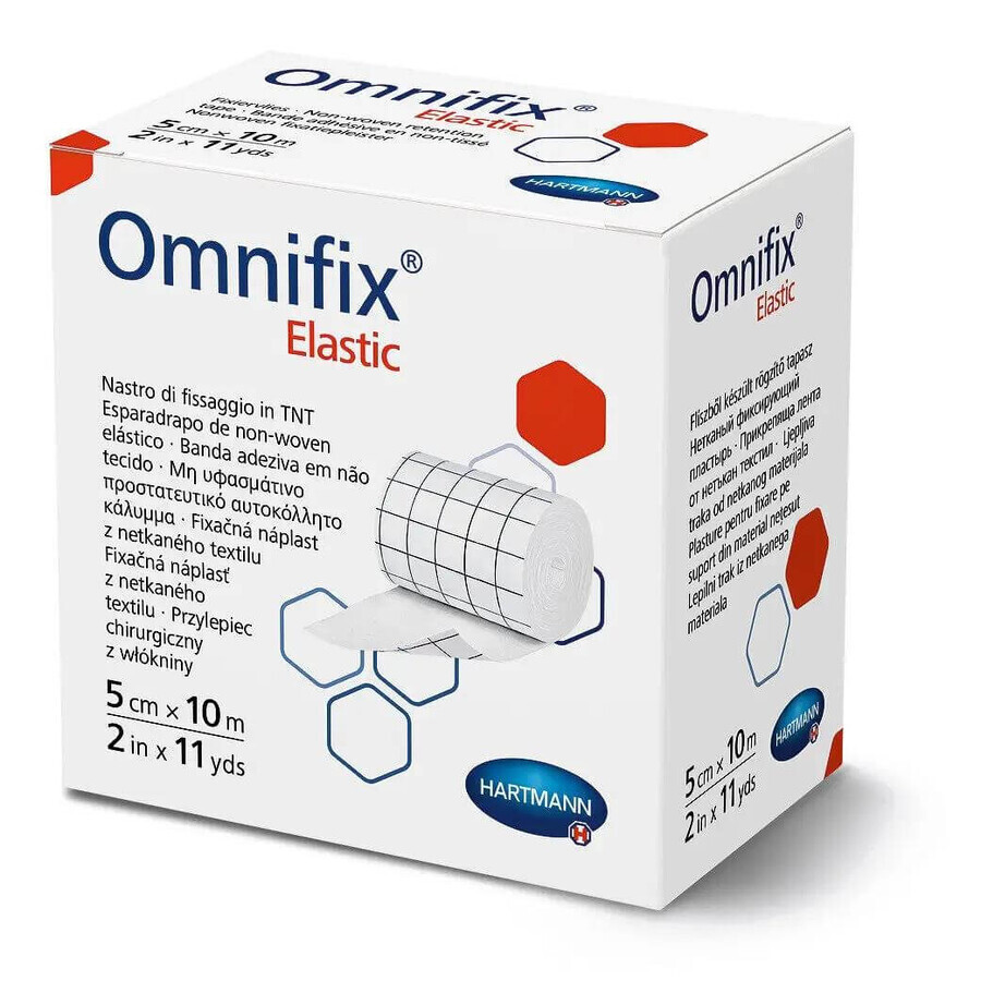 Omnifix Elastisch plakband (900602), 5 cm x 10 m, Hartmann